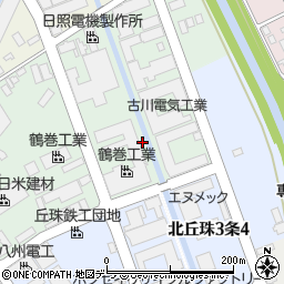 北海道札幌市東区北丘珠４条4丁目周辺の地図