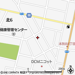 ヨシコ美容室周辺の地図