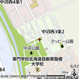 北海道札幌市東区中沼西３条周辺の地図