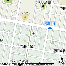 ピアコート屯田周辺の地図