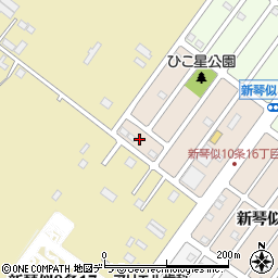 北海道札幌市北区新琴似１０条17丁目4周辺の地図