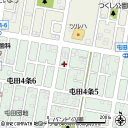 屯田中央ひまわり西公園周辺の地図