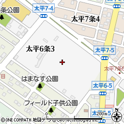 北海道札幌市北区太平６条周辺の地図