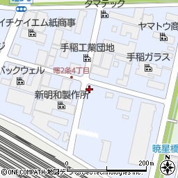 北海道札幌市手稲区曙２条4丁目周辺の地図
