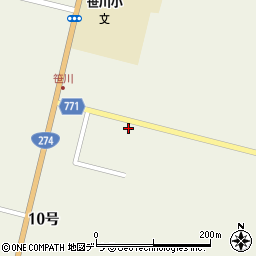 鹿追町役場　町民課葬斎場周辺の地図