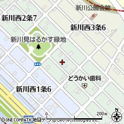 北海道札幌市北区新川西２条6丁目周辺の地図