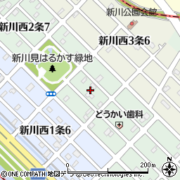 北海道札幌市北区新川西２条6丁目5周辺の地図