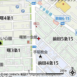 北海道札幌市手稲区前田４条15丁目3周辺の地図