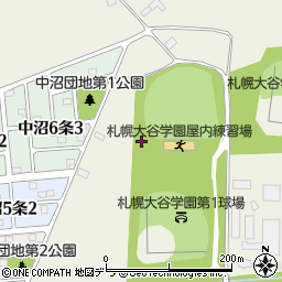 北海道札幌市東区中沼町周辺の地図