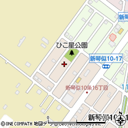 北海道札幌市北区新琴似１０条17丁目3周辺の地図