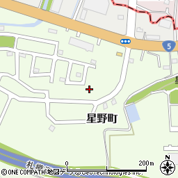 北海道小樽市星野町20-34周辺の地図