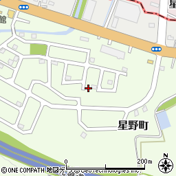 北海道小樽市星野町20-5周辺の地図