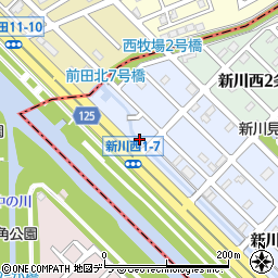 北海道札幌市北区新川西１条7丁目周辺の地図