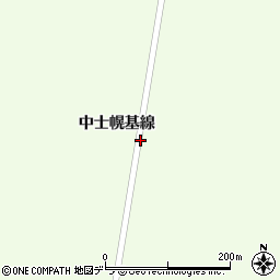 北海道河東郡士幌町中士幌基線周辺の地図