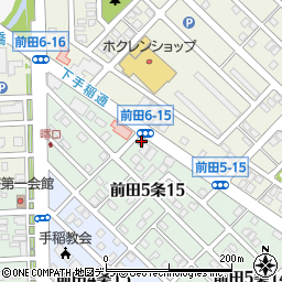 手稲警察署前田交番周辺の地図
