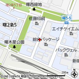 北海道札幌市手稲区曙２条周辺の地図