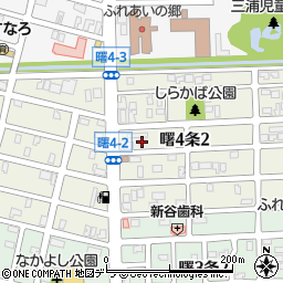 北海道札幌市手稲区曙４条周辺の地図