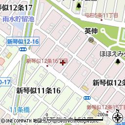 北海道札幌市北区新琴似１２条16丁目3周辺の地図