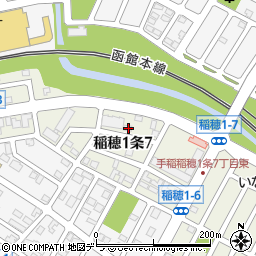 北海道札幌市手稲区稲穂１条7丁目3-6周辺の地図