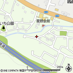 北海道小樽市星野町13-33周辺の地図
