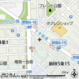 セイコーマート前田５条店周辺の地図