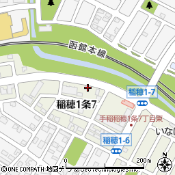 北海道札幌市手稲区稲穂１条7丁目3-18周辺の地図
