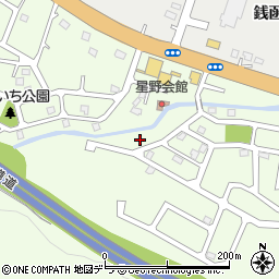 北海道小樽市星野町13-32周辺の地図