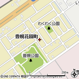 北海道江別市豊幌花園町13周辺の地図