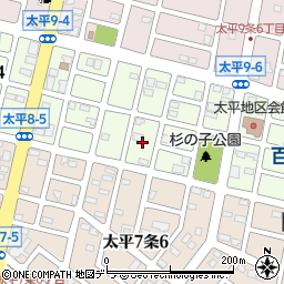 北海道札幌市北区太平８条6丁目4周辺の地図