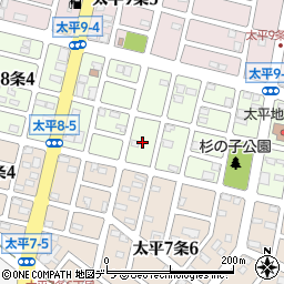 北海道札幌市北区太平８条6丁目1周辺の地図