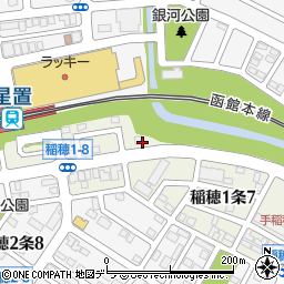 北海道札幌市手稲区稲穂１条7丁目11周辺の地図