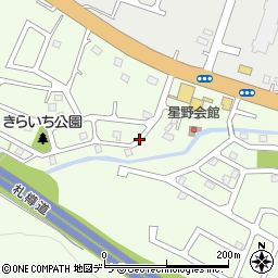 北海道小樽市星野町周辺の地図