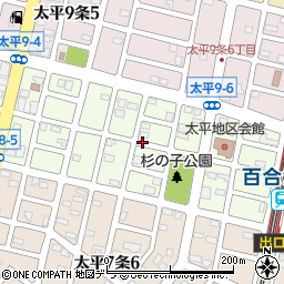 北海道札幌市北区太平８条6丁目周辺の地図