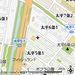 太平学田タンポポ公園周辺の地図