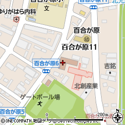 札幌市　北区介護予防センター百合が原周辺の地図