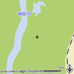 北海道川上郡標茶町塘路原野北３線周辺の地図