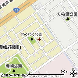 北海道江別市豊幌花園町16周辺の地図