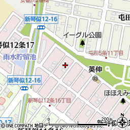 北海道札幌市北区新琴似１２条16丁目9周辺の地図