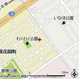 北海道江別市豊幌花園町17周辺の地図