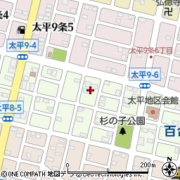 北海道札幌市北区太平８条6丁目3周辺の地図