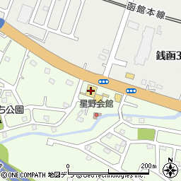 ＨｏｎｄａＣａｒｓ小樽星野店周辺の地図