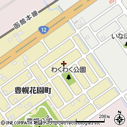北海道江別市豊幌花園町7周辺の地図