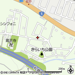 北海道小樽市星野町8-29周辺の地図