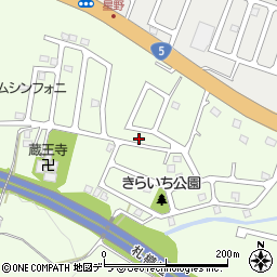 北海道小樽市星野町8-19周辺の地図