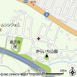 北海道小樽市星野町8-18周辺の地図