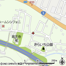 北海道小樽市星野町8-16周辺の地図