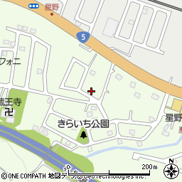 北海道小樽市星野町8-34周辺の地図