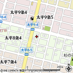 札幌太平郵便局周辺の地図