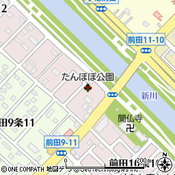 前田たんぽぽ公園周辺の地図
