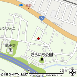 北海道小樽市星野町8-28周辺の地図